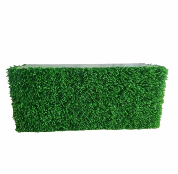 Mesa com plantas aplicadas